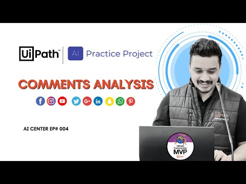 4. Social Media Comments and App Reviews using Automation and Sentiment Analysis | UiPath AI Center [Video]