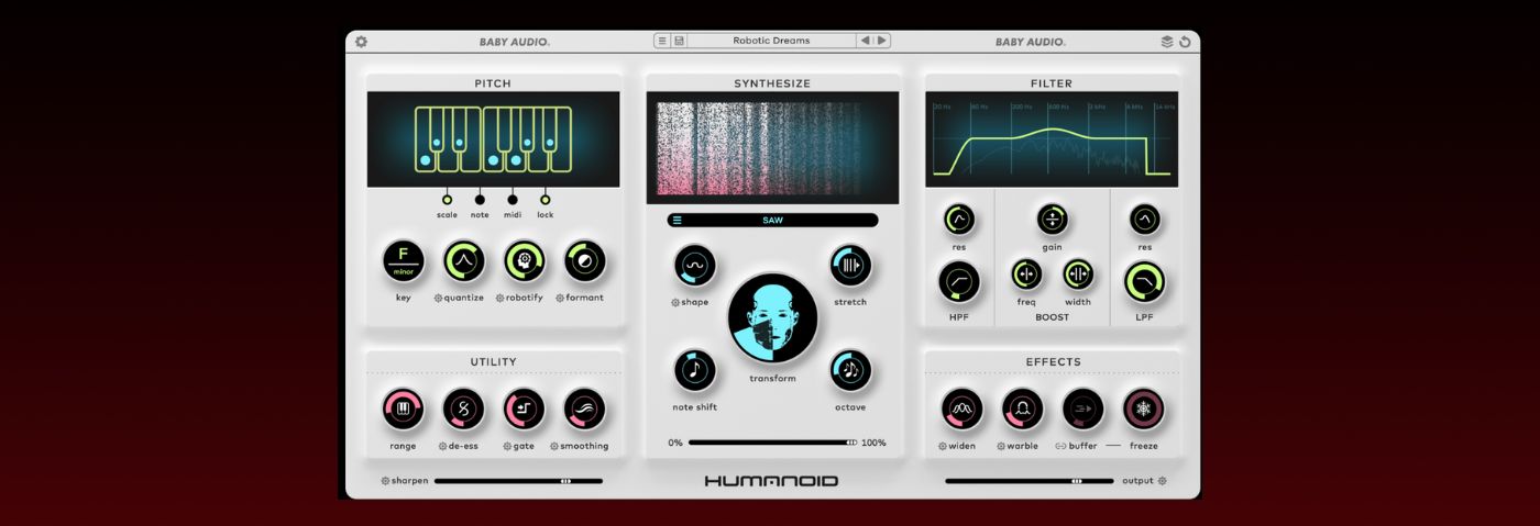 Baby Audio Releases ‘Humanoid’ A Vocal Transformation Tool [Video]