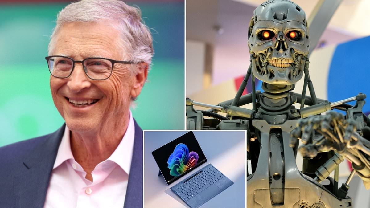 Bill Gates hails AI as a ‘wonderful’ technology that can save humans from climate change and disease – but warns it needs to be used ‘by people with good intent’ [Video]