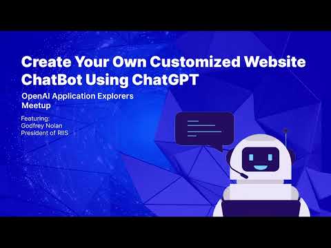 Create Your Own Customized Website ChatBot Using ChatGPT [Video]