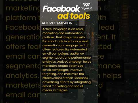 Boost Your Facebook Ads with ActiveCampaign! [Video]