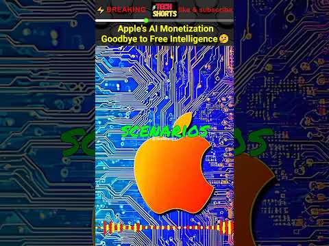 BREAKING ⚡ Apple’s AI Features May Become Paid Services🤔 [Video]