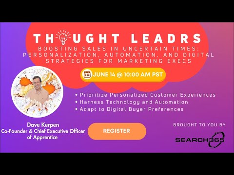 Personalization, Automation, and Digital Strategies for Marketing Execs [Video]