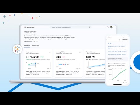 Tableau Pulse Demo | AI-powered Analytics [Video]