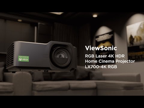 ViewSonic Introduces RGB Laser Projector LX700-4K RGB: Shaping the Future of Home Cinema [Video]