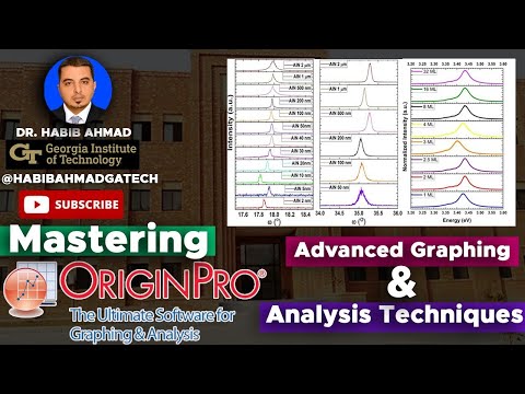 Mastering OriginPro: Advanced Graphing & Analysis Techniques for Achieving High Quality Images 📈📊 [Video]