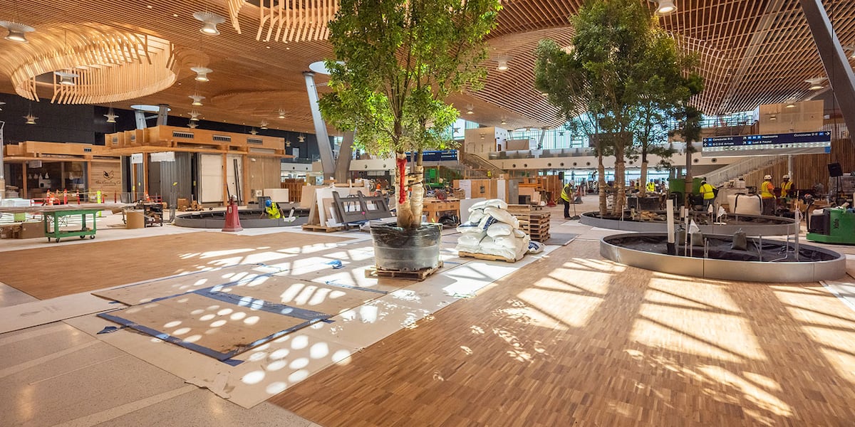 Sneak peek at new PDX terminal set to open next month [Video]