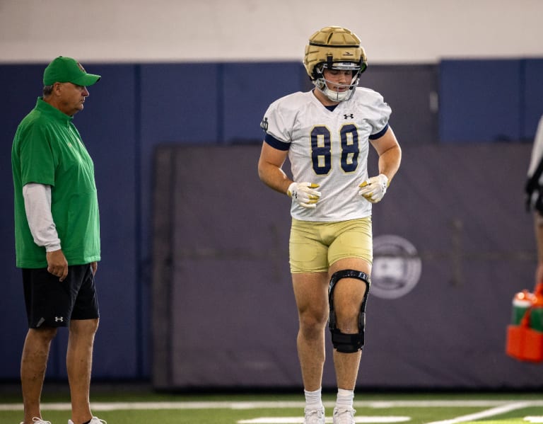 Notre Dame TE Mitchell Evans Finds Energy, Excitement Ahead Of Return [Video]