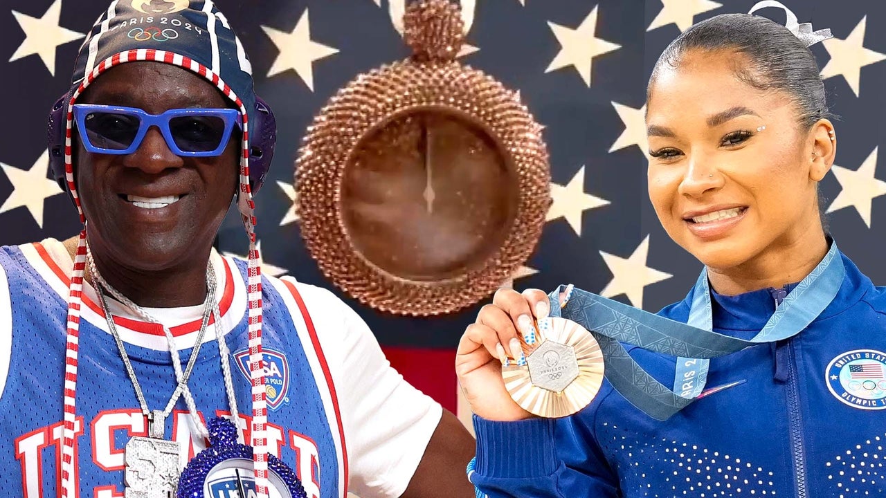 Flavor Flav Has Bronze Clock Necklace Made For Jordan Chiles After Medal Is Stripped [Video]