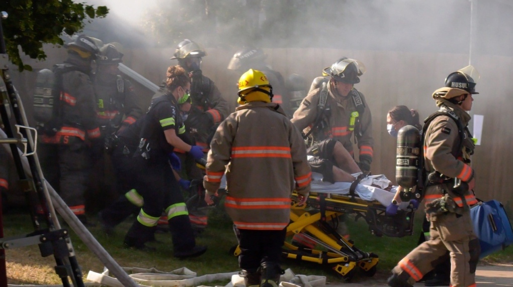 Saskatoon house fire sends one person to hospital [Video]