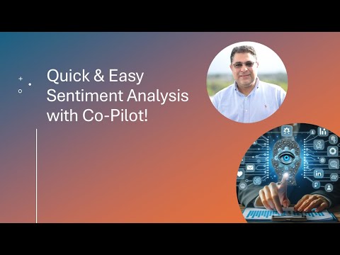 Basic Sentiment Analysis using Copilot AI [Video]