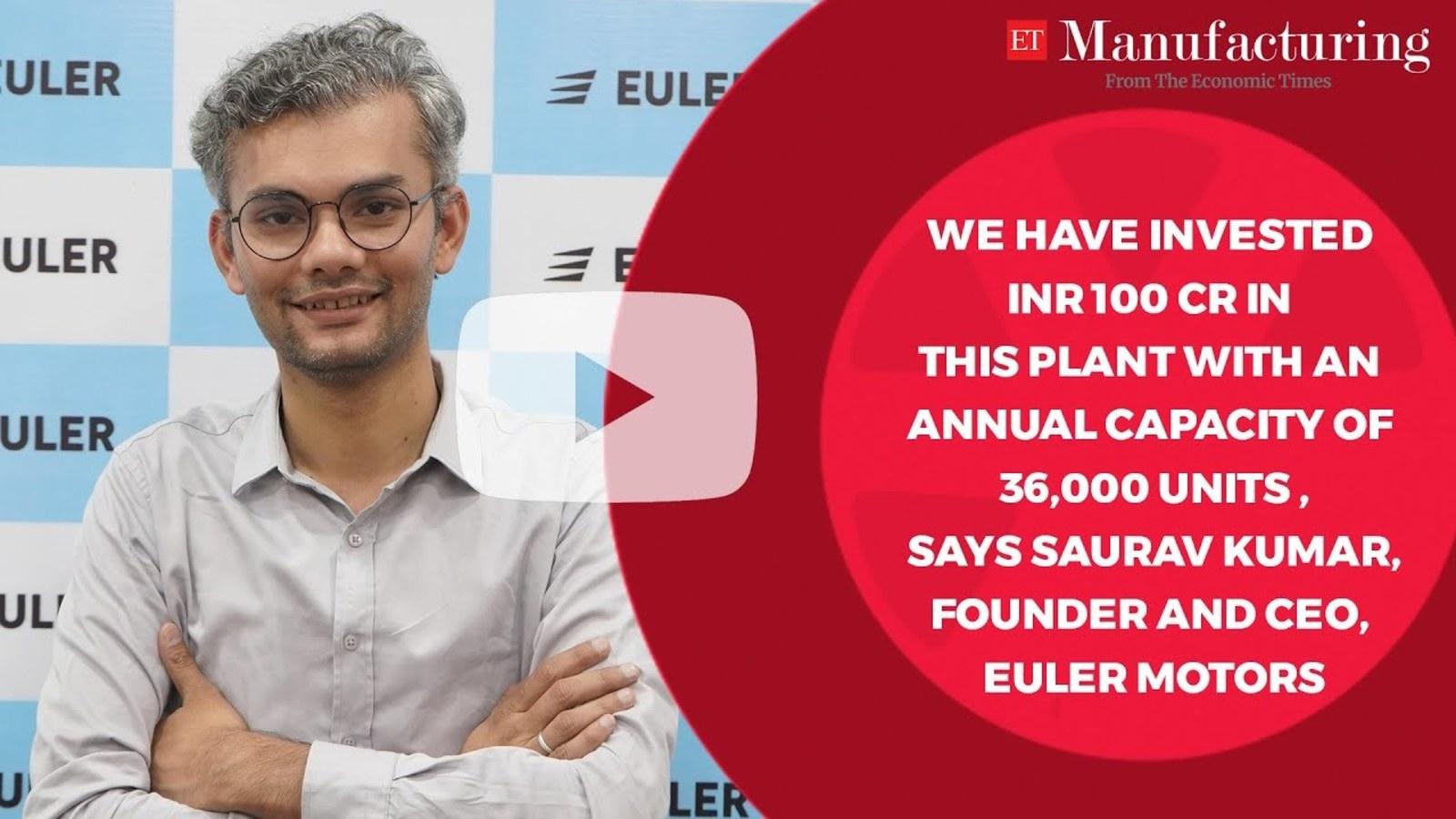 We have invested INR 100 cr in Haryana plant for manufacturing and R&D, says Euler Motors CEO [Video]