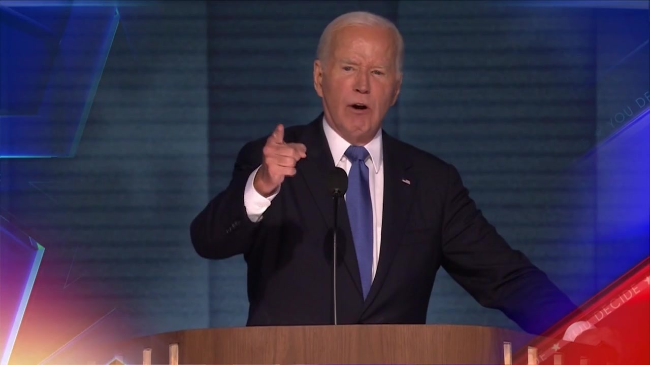 Biden gets a rousing ovation from Democrats as he gives Harris an enthusiastic endorsement – Boston News, Weather, Sports [Video]