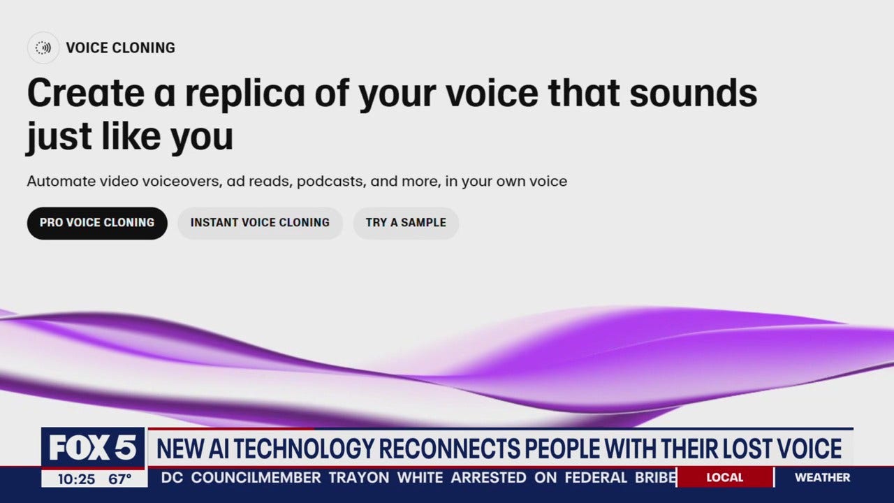 New AI technology helps people reconnect with their lost voice [Video]