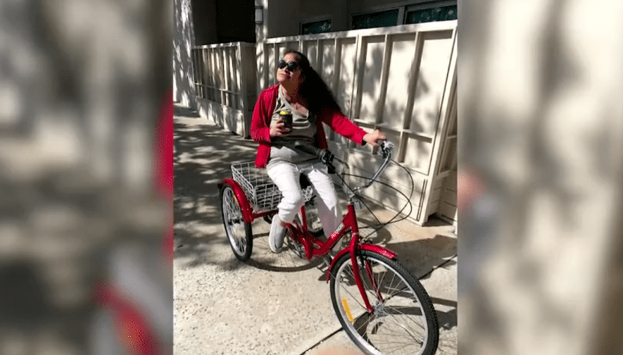 Bike stolen from woman with cerebral palsy [Video]