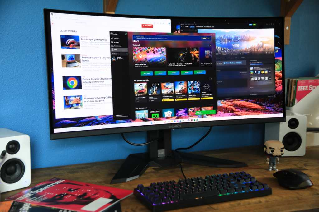 Gigabyte MO34WQC review: A generically great QD-OLED monitor [Video]