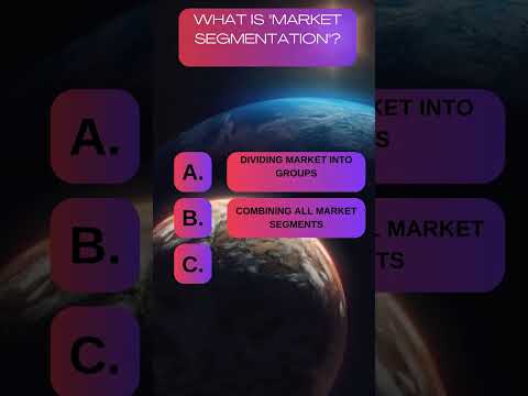 Quizz Time – What is ‘Market Segmentation’? [Video]