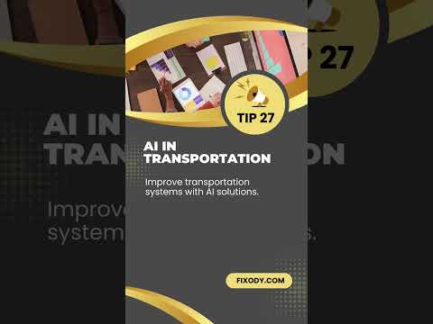 Artificial Intelligence Tip 27 AI in Transportation [Video]