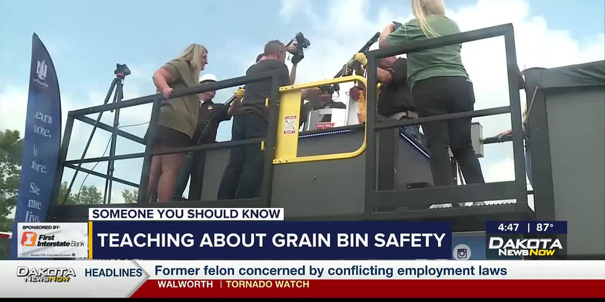 Someone You Should Know: Teaching grain bin safety [Video]