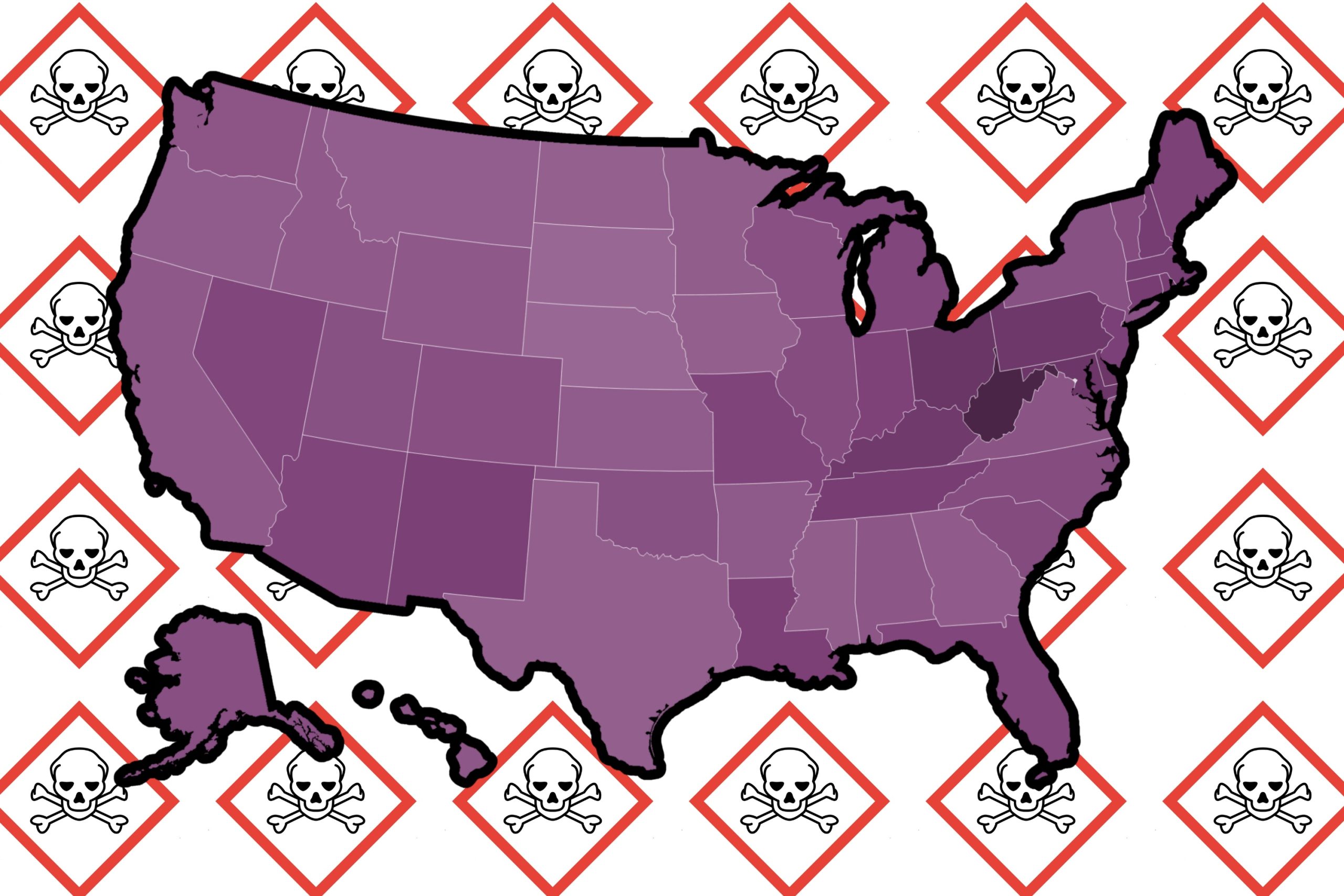 Map Reveals US States With the Highest Rates of Deaths by Poisoning [Video]