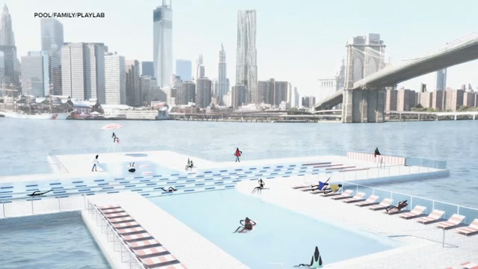 Extra Time: Floating pool plan on East River inches forward, AI helping climate change research [Video]