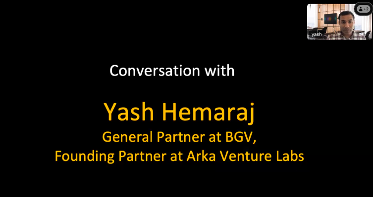 Roundtable Recap: August 29  AI Investment Thesis with Yash Hemaraj, General Partner at BGV [Video]