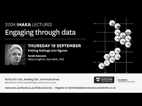 Ihaka Lecture Series 2024 | Putting feelings into figures [Video]