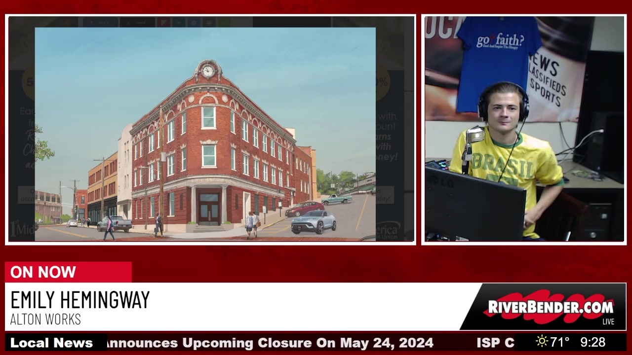 Our Daily Show Interview! Emily Hemingway- Alton Works: Wedge Building Opens Soon! [Video]