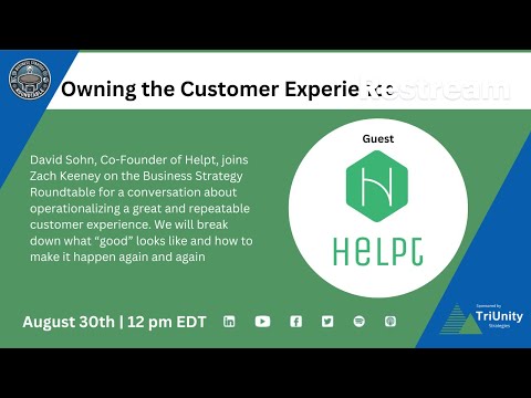 Owning the Customer Experience [Video]