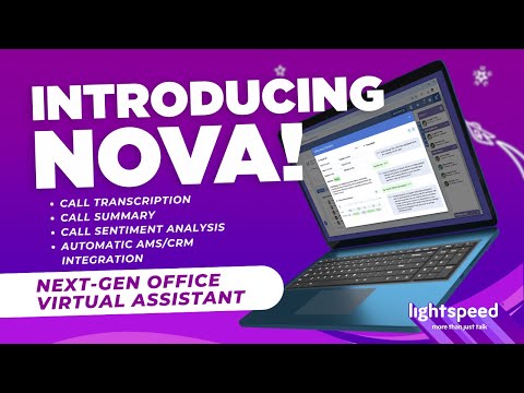 Introducing NOVA: Your Next-gen Office Virtual Assistant from Lightspeed Voice [Video]