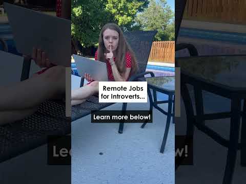 Remote jobs for introverts! [Video]