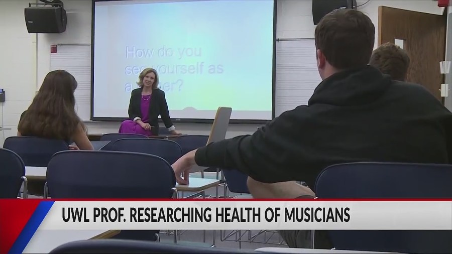 A UWL Music Professor is bringing attention to the health of performers [Video]