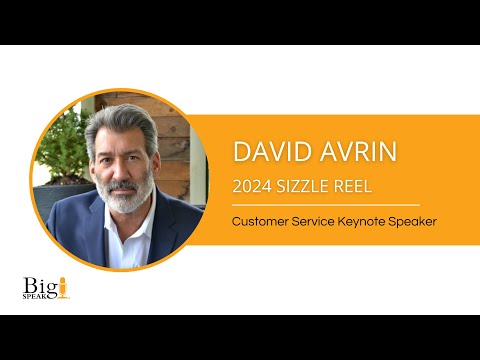 David Avrin – Customer Experience Speaker – Sizzle Reel 2024 [Video]