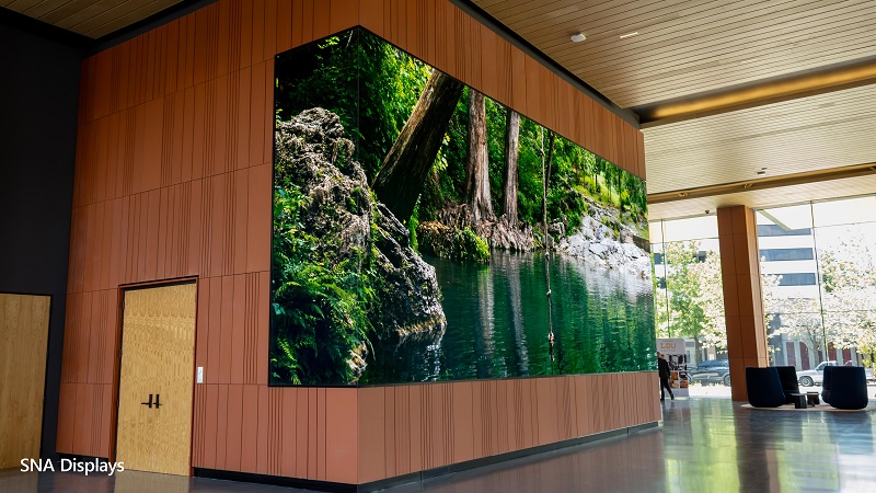 SNA Displays’ LED Videowall Transforms The QUAD’s Lobby in Uptown Dallas