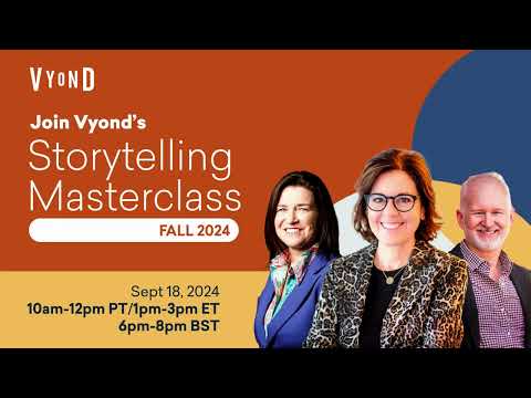 Vyond Storytelling Masterclass | Fall 2024 [Video]