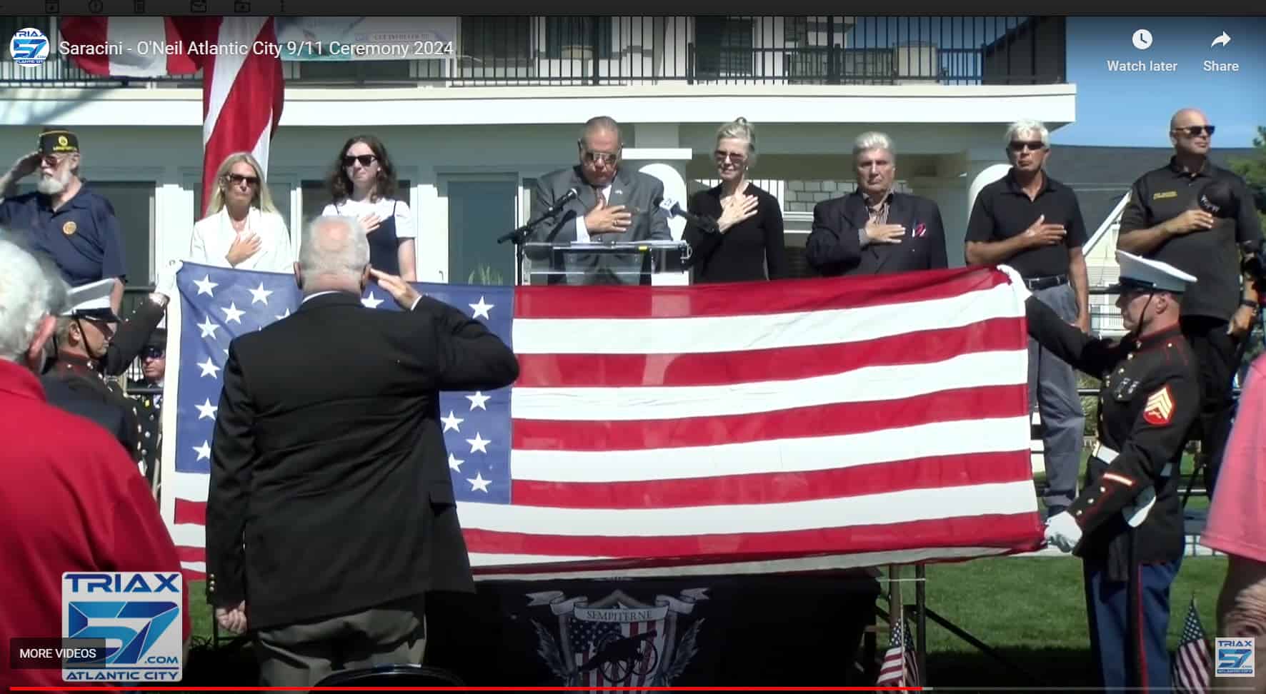 VIDEO: Margate, Ventnor, Atlantic City Remember 9-11. [Video]