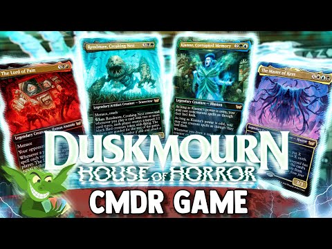 MTG Muddstah – The Lord of Pain vs Rendmaw vs Kianne vs The Master of Keys Duskmourn Precon Game [Video]