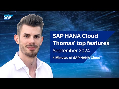 Check What’s New: SAP HANA Cloud Q3 2024 Release – Top New Features [Video]