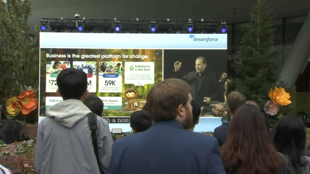 Dreamforce conference kicks off  NBC Bay Area [Video]