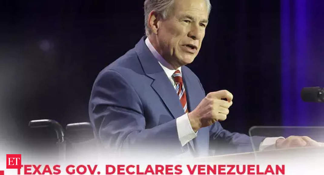 Venezuelan gang: Texas Governor Greg Abbott declares Venezuelan gang Tren De Aragua a terrorist organisation – The Economic Times Video