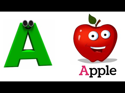 Learn English Alphabets With Pictures | A-Z A For Apple | Kids Education [Video]