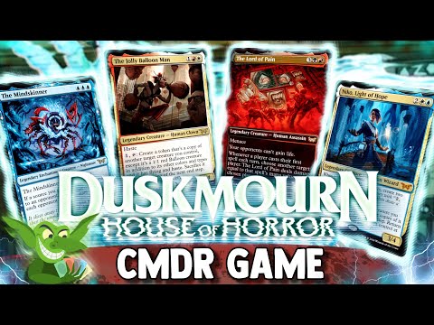 MTG Muddstah – The Mindskinner vs The Jolly Balloon Man vs The Lord of Pain vs Niko, Light of Hope EDH / CMDR game [Video]