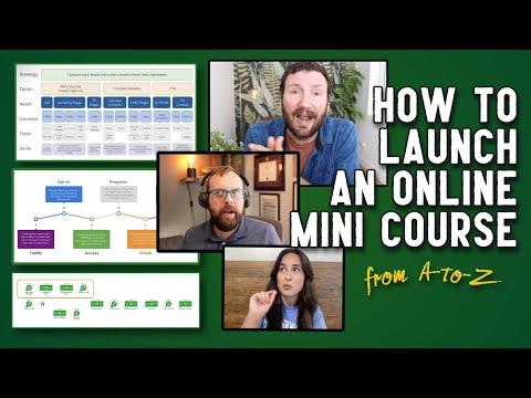 How to Launch an Online Mini Course: A-to-Z [Video]