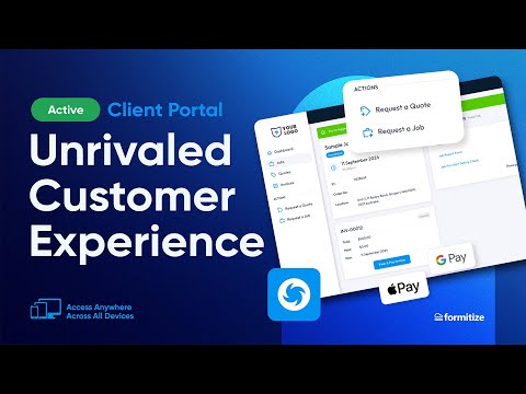 Formitize Client Portal – Unrivaled Customer Experience [Video]