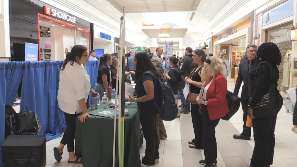 London job fair at White Oaks Mall attracts a crowd [Video]