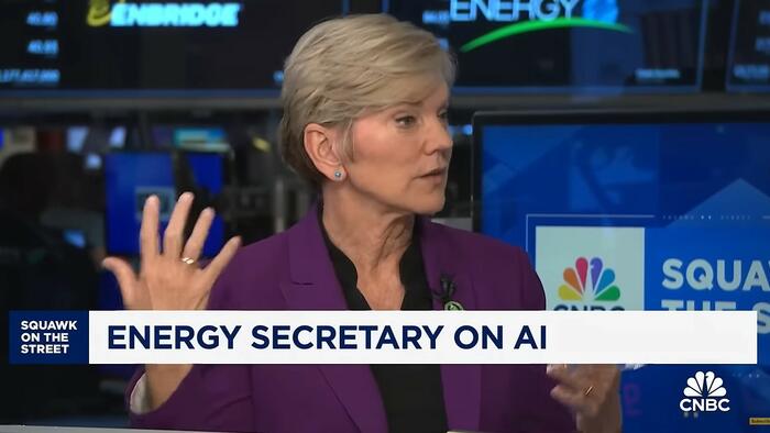 Energy Secretary Granholm Emphasizes Need For Small Modular Reactors To Power AI Data Centers [Video]