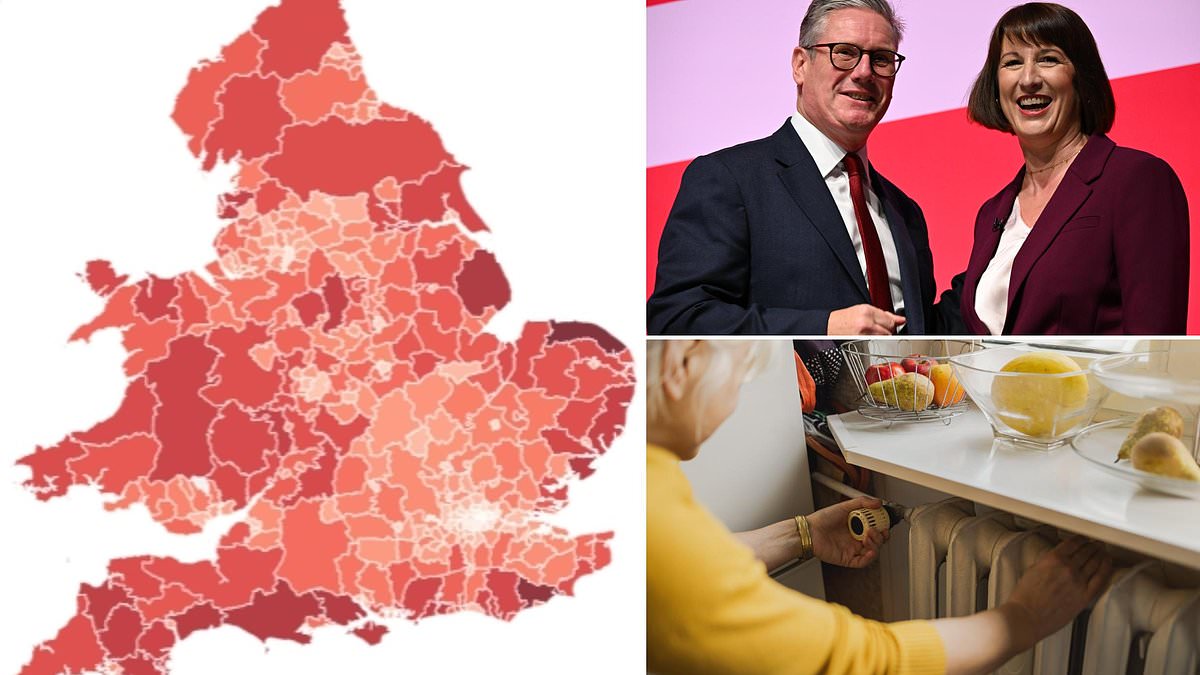 Almost a third of population in pensioner-heavy areas at risk of losing winter fuel payment cash: Map shows where biggest concentrations of claimants live amid anger at Labour cuts [Video]