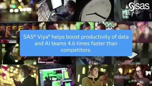 SAS Viya is 4.6 times more productive than competing solutions [Video]