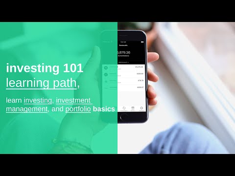 investing 101 learning path, learn investing, investment management, and portfolio basics [Video]