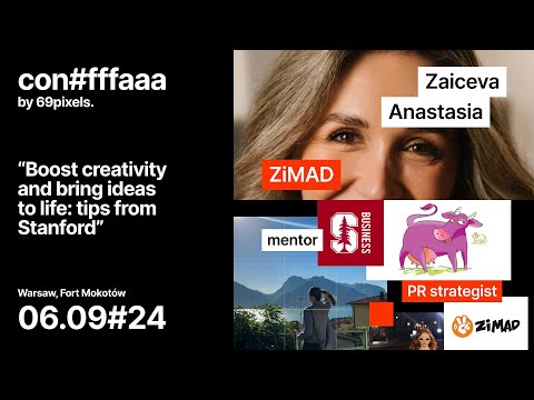 Anastasia Zaiceva. Boost Creativity and Bring Ideas to Life: Tips from Stanford. | con#fffaaa [Video]